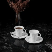 Güral Porselen Soprano 4 Parça Çay Fincan Takımı - 1