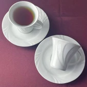 Güral Porselen Soprano 4 Parça Çay Fincan Takımı - 3