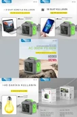 300 Watt 60.000 mAh 192 Wh PD 60W Kapasiteli Çok Amaçlı Güç İstasyonu - 5