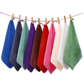 Mutfak Temizlik Bezi - Tavşan Desenli Açık Mavi - 30x30cm - 10'lu Paket - 6