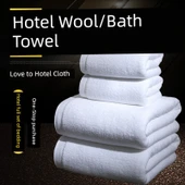 Beş Yıldızlı Otel Nakışlı Pamuklu Havlu Seti - 32 Katlı 30*30cm Düz Dokuma Küçük Kare Havlu - 2