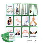 Çocuklar için İngilizce Kelime Kartları - 26 Jest ve Vücut Dili thumbnail 1