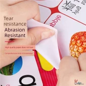 Çocuklar İçin Erken Eğitim Duvar Tablosu - Okuma Yazma, Pinyin, Sayı Tanıma - 3