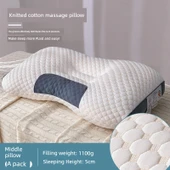 Örme Pamuklu Masaj Yastığı - Orta Yükseklikte Yastık (Tekli) thumbnail 1