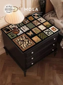 Orta Stil Puzzle B PVC Masa Matı - 40x40cm - 2