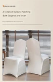 Saten Sandalye Fiyonk Bağlama - Koyu Yeşil (Nefes Kesen Saten) Elastik Sun Group - 8