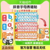 Pinyin Alfabe Sesli Duvar Tablosu - Pinyin, Vuruşlar, Sayılar, Harfler, Çince Karakterler (5 Adet) - 1