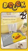Çizgi Film Ördekli Banyo Paspası 40x60 cm - Dans Eden Ördek - 8