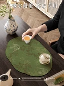 Çin Tarzı Diatomlu Çamur Çay Matı - Mi Chun - 50x60cm (2 Adet, İndirimli) - 2