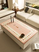 Çilekli Puding Desenli Kolay Katlanır Masa Örtüsü - 50x120cm - 3