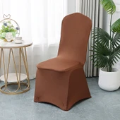 Sandalyeler için Evrensel Kılıf - Açık Kahve - 1
