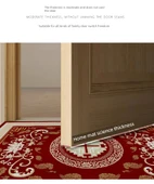 Çin Tarzı Kırmızı Giriş Kapısı Paspası - Kırmızı 2 - 60cm x 90cm - 11