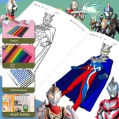 Ultraman Boyama Kitabı - Cerro + Degas + Zeta + Q Versiyon - 6