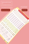 1. Sınıf Matematik Sınavı Kelime Öğrenme - Kitap Okuma Yazma + Pinyin - 8