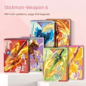 Çocuklar için Kalem Kontrolü Eğitim Kitabı - Long Yin Dao + Xuanyuan Kılıcı + Hükümdar Mızrağı + Xuan Ming Baltası (4 Adet) - 5