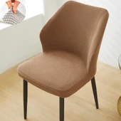 Evrensel Yemek Masası Sandalye Kılıfı - Kalınlaştırılmış Mısır Haki Yelpaze - 1