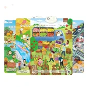 Çocuklar İçin Erken Eğitim Duvar Tablosu - Meyve ve Sebzeler thumbnail 3