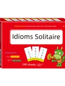 Deyim Ejderha Kart Oyunu - Çocuklar için Okuma Yazma Öğrenme Oyuncağı - 3 Kutu Deyim Solitaire + Sihirli Çince Karakterler + Resimlerle Deyim Tahmini - 2
