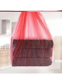 Kırmızı Kalınlaştırılmış Tek Kullanımlık Masa Örtüsü 240x240cm - 2'li Paket (20 Adet) - 3
