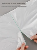 Kalın Su Geçirmez Yağ Geçirmez Tek Kullanımlık Masa Örtüsü - Kırmızı 1.4x1.4m Model 2 - 5