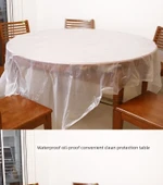 Beyaz Kalınlaştırılmış Tek Kullanımlık Masa Örtüsü 160x160cm - 6'lı Paket (60 Adet) thumbnail 8