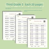 Günlük Matematik Alıştırmaları - 3. Sınıf (1800 Soru) - 1