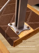 Kaymaz Kendinden Yapışkanlı Merdiven Halısı - Kahve Elmas Desenli 55x22+4.5cm (Model 2) - 6