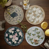 Amerikan Lüks Deri Bardak Altlığı - Amerikan Erişilebilir Lüks 4 - 17cm - 4'lü Set - 2
