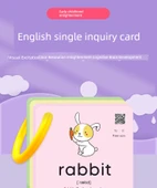 Bebekler İçin İngilizce Kelime Kartları - İngilizce Kelime Kartı + Dijital Kart + Pinyin Kartı - 3