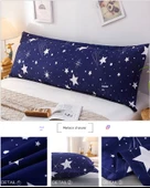 Çift Kişilik Uzun Yastık Kılıfı - Meteor Yağmuru Desenli - 1.0 Metre - 9