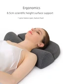 Hafızalı Sünger Boyun Yastığı - Standart Gizemli Gri - 3