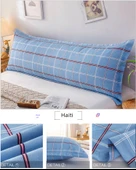 Çift Kişilik Uzun Yastık Kılıfı - Çiçek Şarkıları Desenli - 1.5 Metre - 11