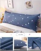 Çift Kişilik Uzun Yastık Kılıfı - Meteor Yağmuru Desenli - 1.5 Metre - 12