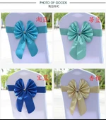 Fiyonklu Sandalye Kılıfı - Şampanya Altını thumbnail 10