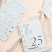 2025 Takvim Kartı Planlayıcı Yedek Defter - [A7] - 4
