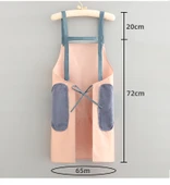 Su Geçirmez Ayarlanabilir Boyundan Askılı Önlük - Mavi Geyik thumbnail 10