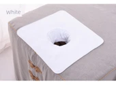 Güzellik Salonu Masaj Yatağı Havlusu - Fasulye Yeşili 50x80 Ekstra Kalın - 3