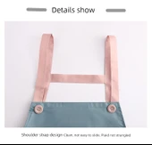 Su Geçirmez Ayarlanabilir Boyundan Askılı Önlük - Mavi Geyik thumbnail 11