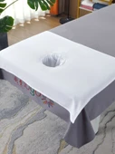 Medikal Masaj Yatak Örtüsü Seti - Gri 80*200cm Deliksiz - 8