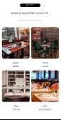 Fan Şeklinde Otel Restoran Yağa Dayanıklı Deri Bardak Altlığı - Küçük Boyut-Koyu Köri - 9