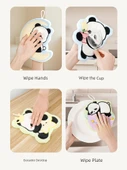 Sevimli Panda El Havlusu - Ay Ayı Model 2 - 220x30x190mm - 6