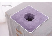 Güzellik Salonu Masaj Yatağı Havlusu - Cam Mavisi 35x35 Ekstra Kalın - 5
