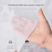 Mavi Su Geçirmez Tek Kullanımlık Yatak Örtüsü - 10 Adet, 70x190 cm, Deliksiz - 9