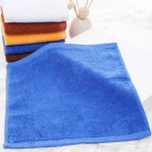 Otel Tipi %100 Pamuk 30x30 cm Kare El Havlusu - Kraliyet Mavisi 50g (Model 2) - 6