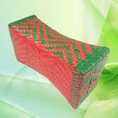 El Dokuması Plastik Hasır Yastık - Model 1 - 26x14x10cm - 9