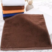 Otel Tipi %100 Pamuk 30x30 cm Kare El Havlusu - Kahverengi 40g (Model 1) - 8