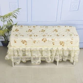 Dantel Kumaş Mobilya Örtüsü - Yasemin Desenli 25*35*35 cm - 1
