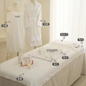 Nano Kadife Beyaz Üçlü Set (Yastık, Eşarp, Türban, Göğüs Örtüsü) - 1