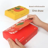 [2 Kutu] Düşünce Trabzon Hurması Turuncu 100X160CM Plastik Film Masa Örtüsü - 5