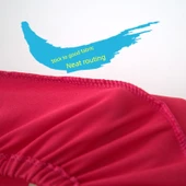 Streç Otel Banket Arkası Yemek Sandalyesi Kılıfı - Kırmızı thumbnail 5